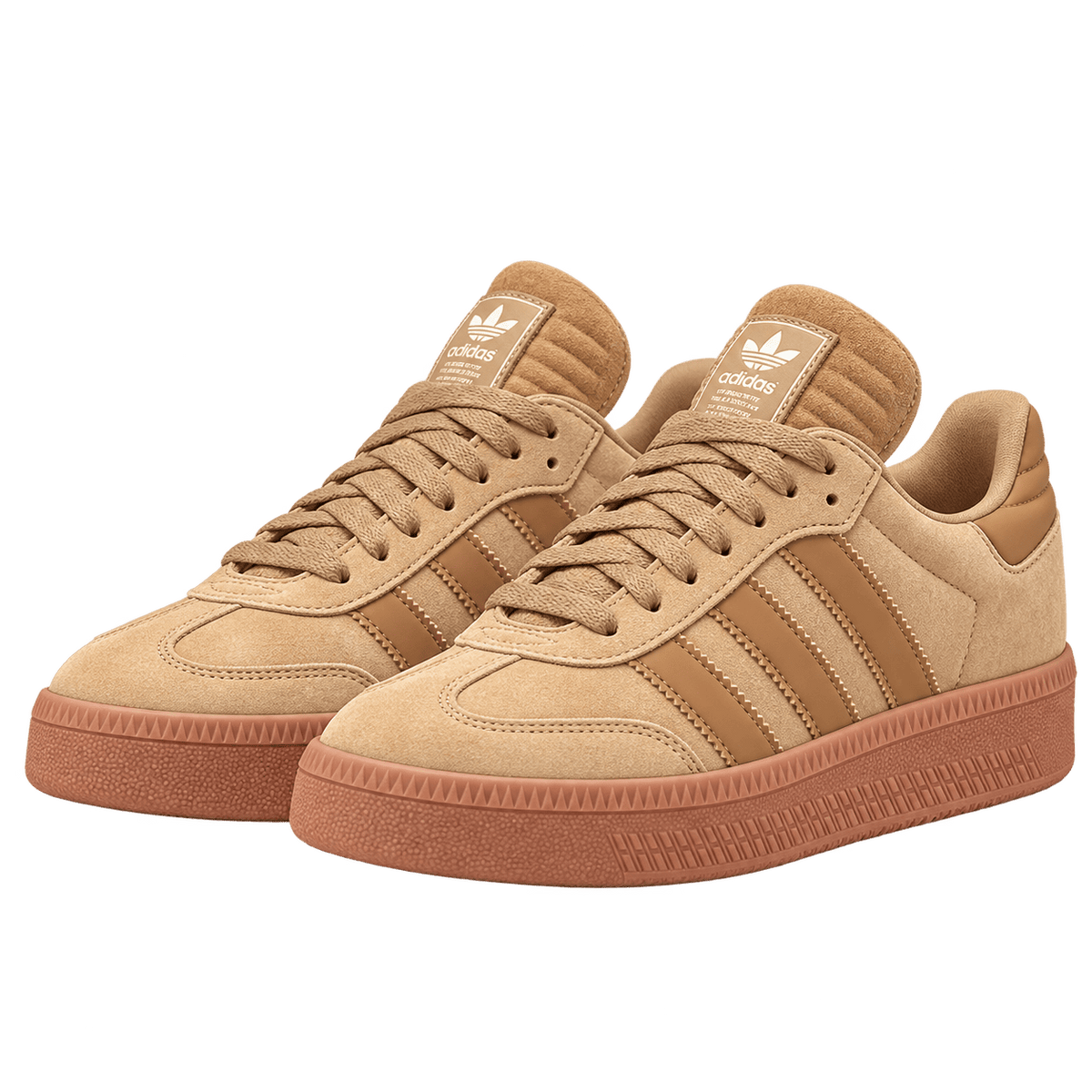 Samba Plataforma Beige/Cafe