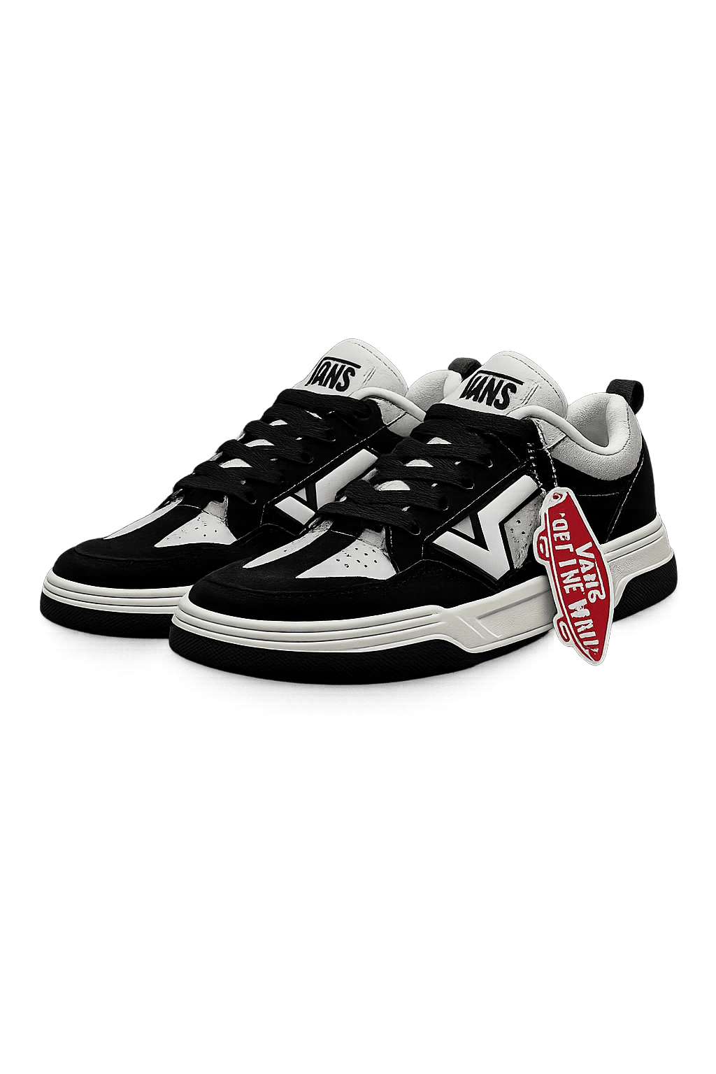 Vans negra blanca