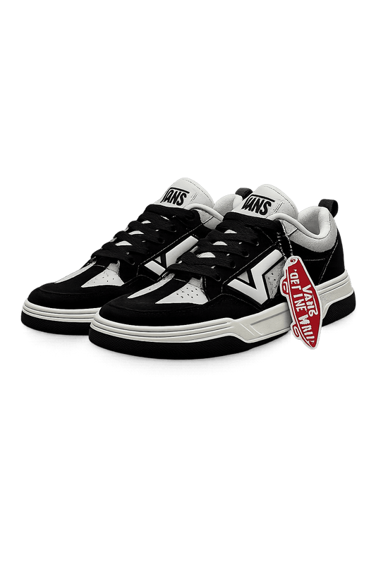 Vans negra blanca
